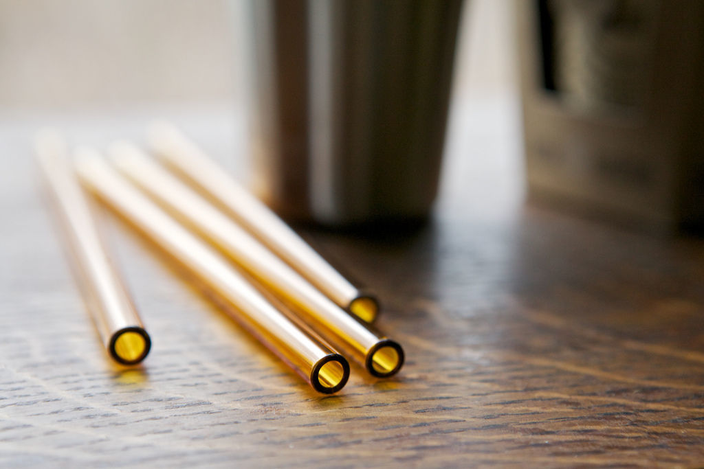 Glass straws